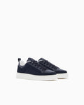 Zapatillas London de piel lisa y ante con monograma