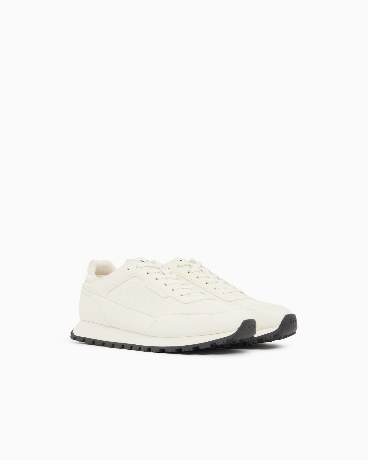 Zapatillas con textura granulada - Blanco