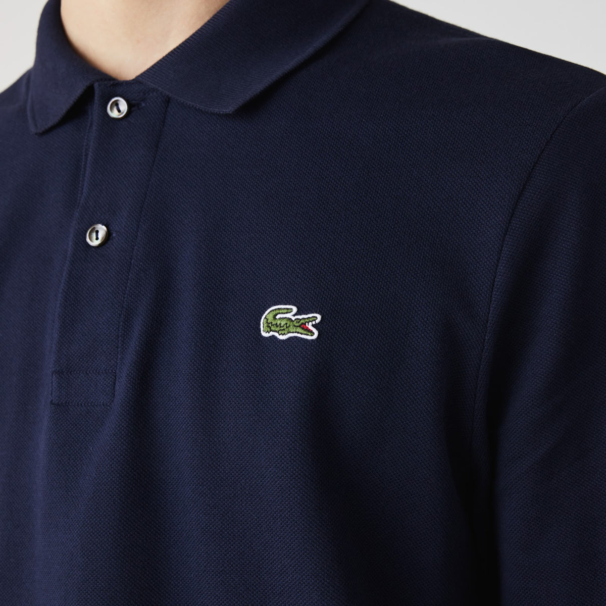 Polo de corte clásico de manga larga L.12.12
