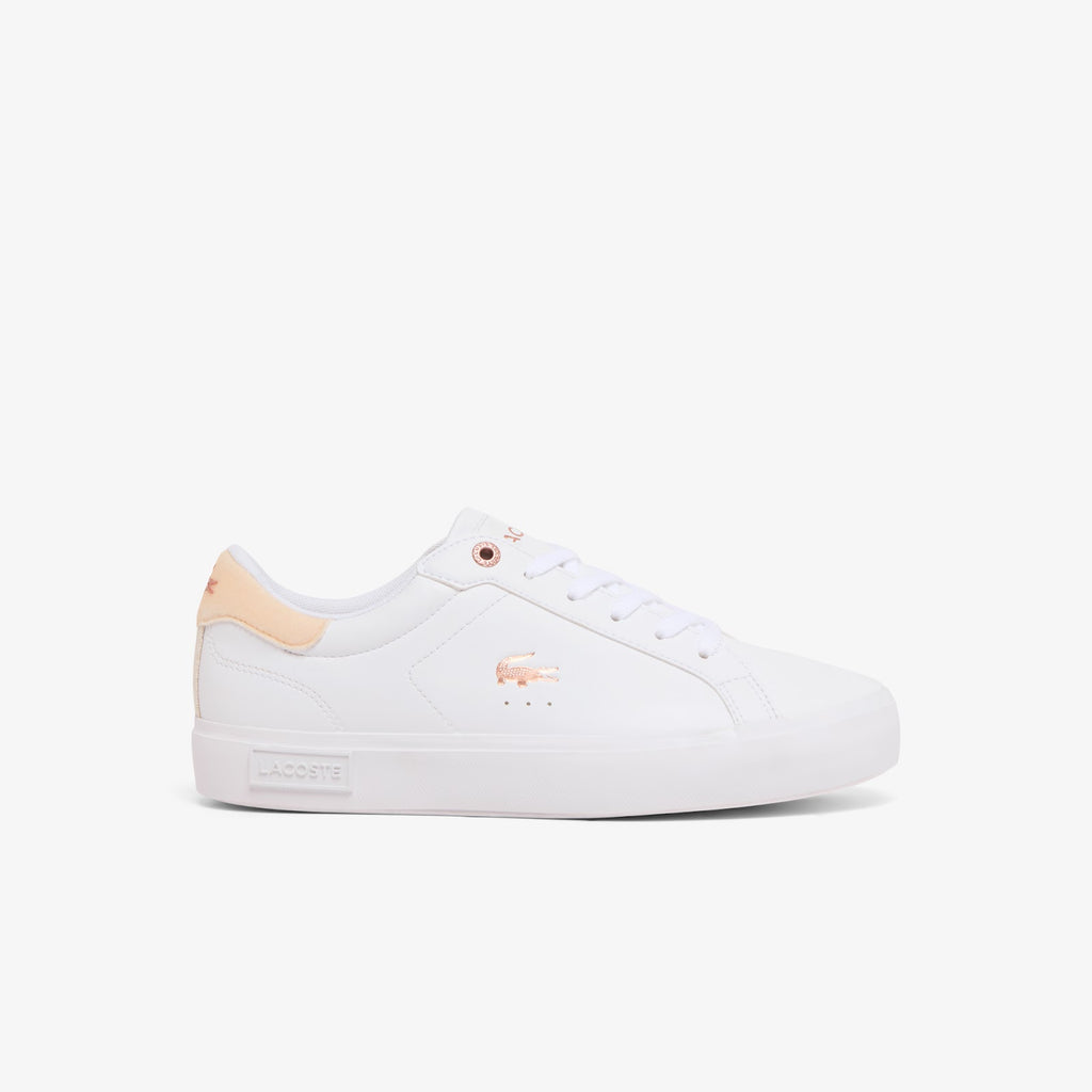 Zapatillas juveniles Powercourt - Blanco y rosa