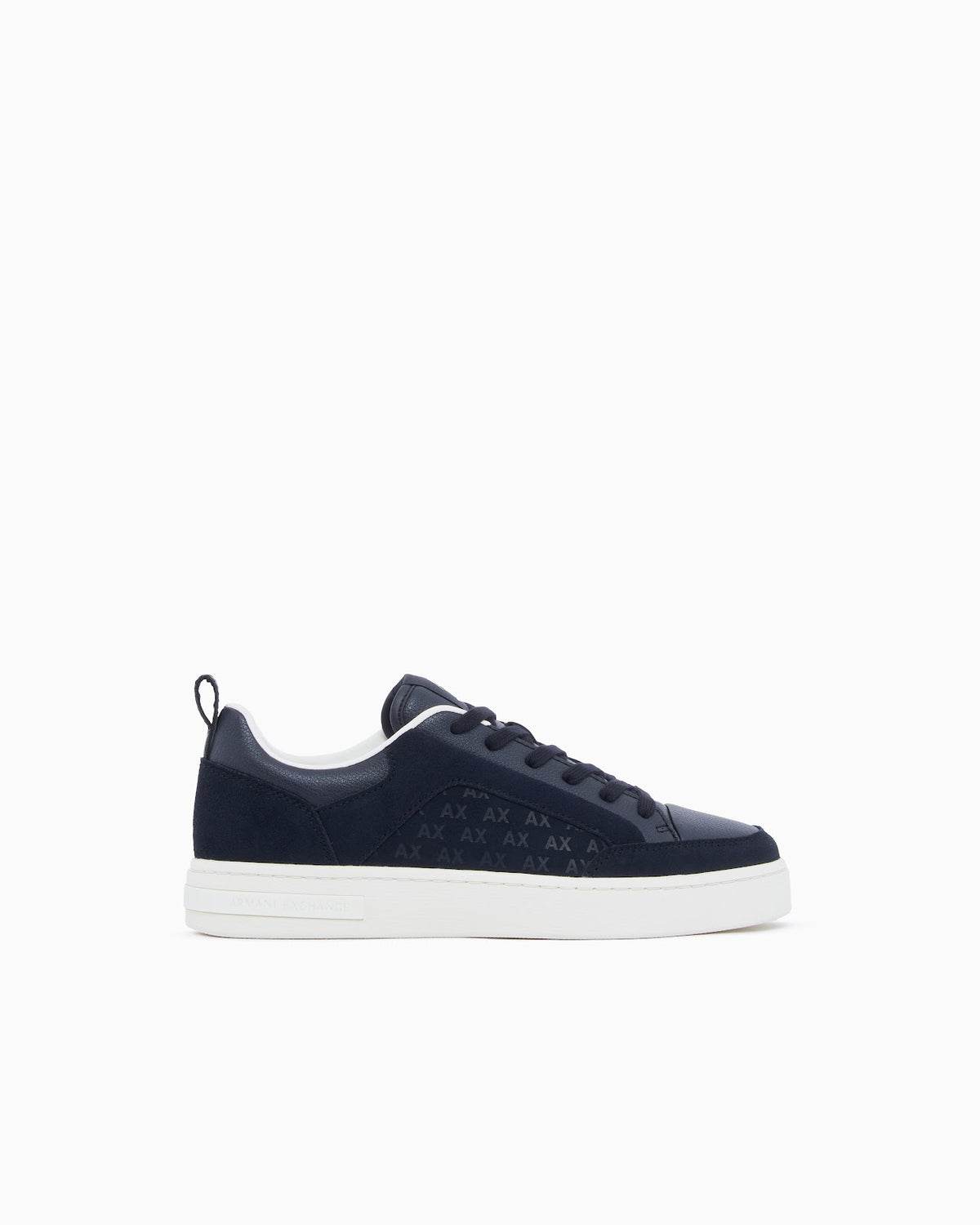 Zapatillas London de piel lisa y ante con monograma