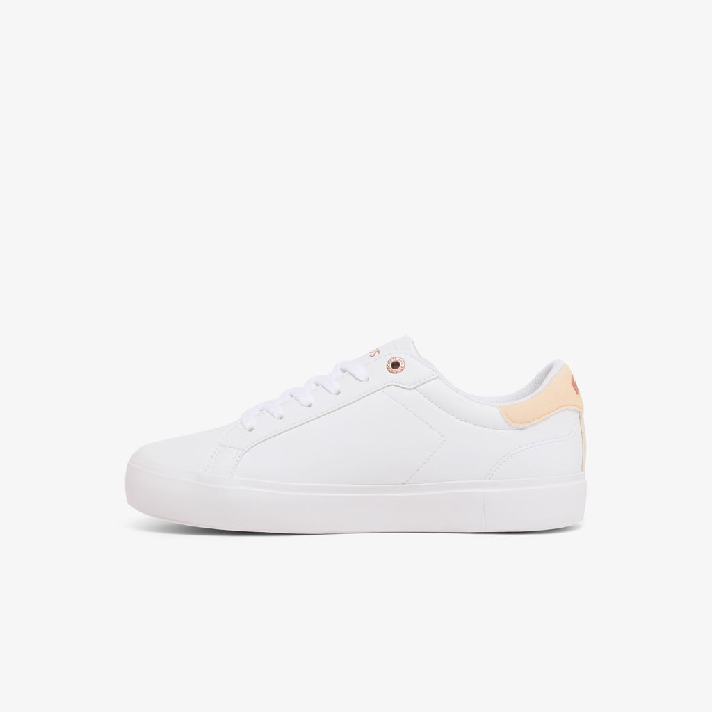 Zapatillas juveniles Powercourt - Blanco y rosa