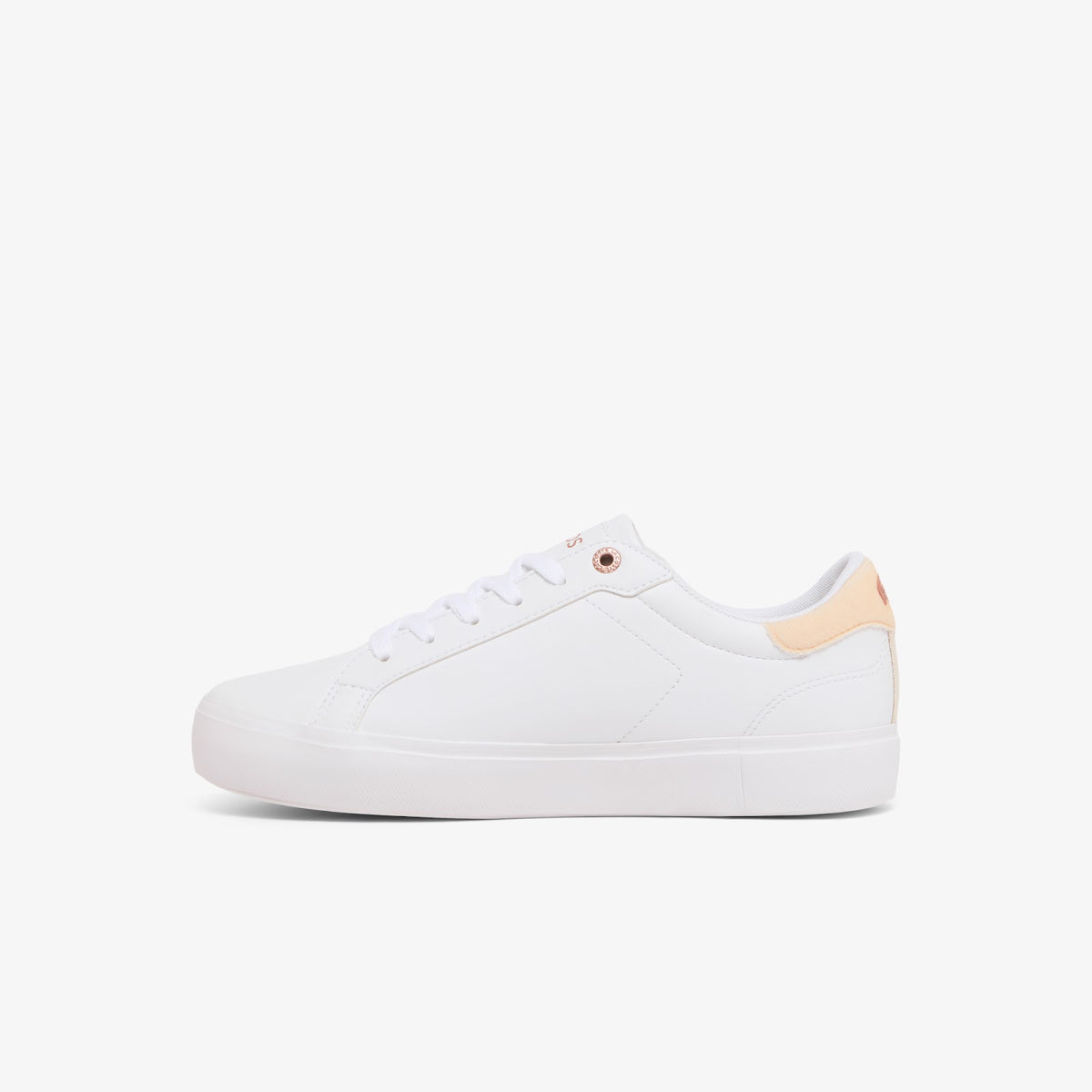 Zapatillas juveniles Powercourt - Blanco y rosa