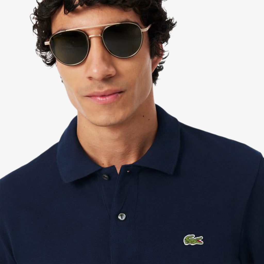 Polo de corte clásico de manga larga L.12.12