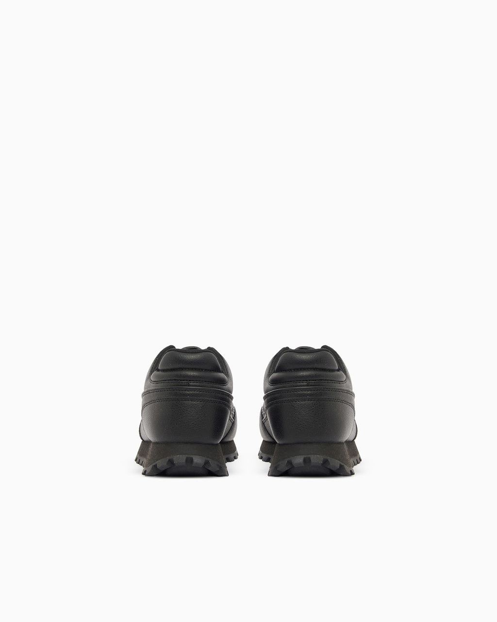 Zapatillas con textura granulada - Negro