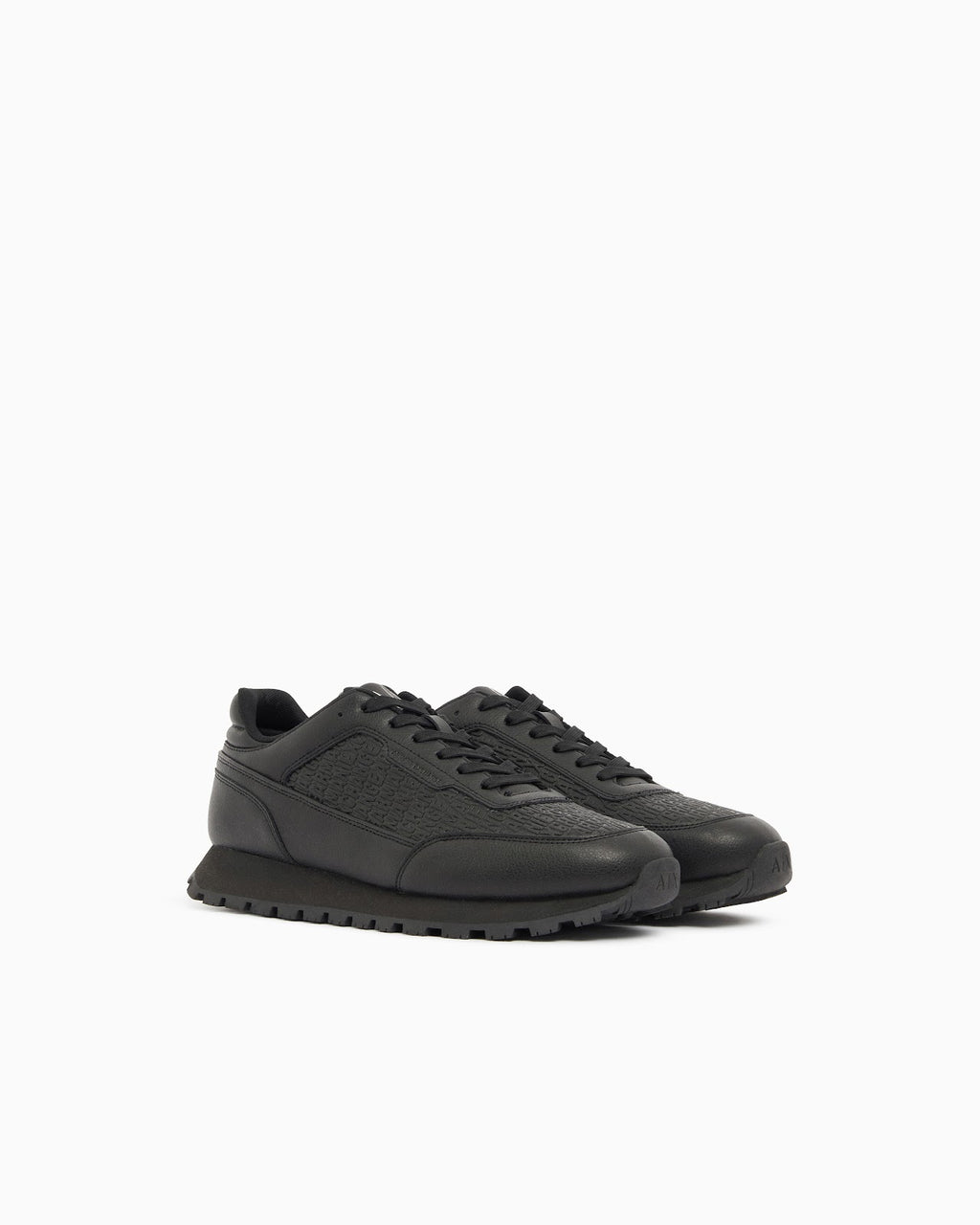 Zapatillas con textura granulada - Negro