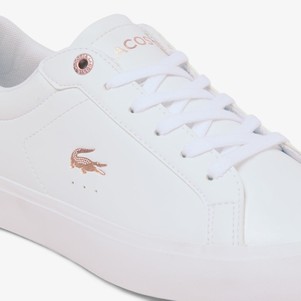 Zapatillas juveniles Powercourt - Blanco y rosa