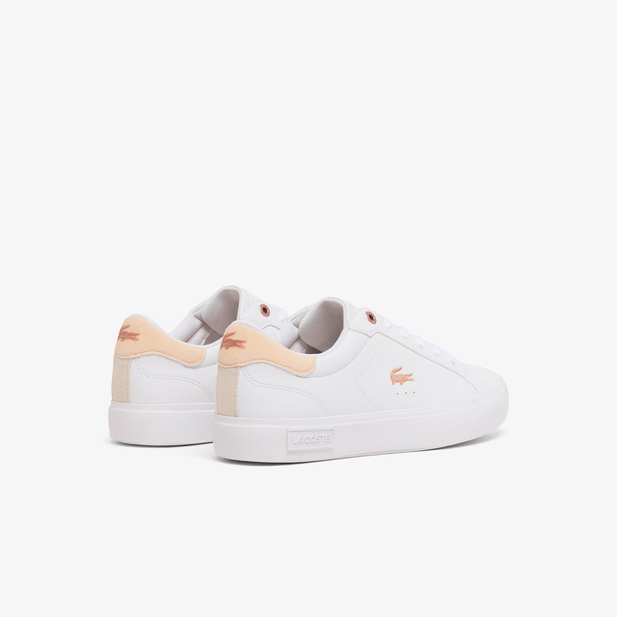 Zapatillas juveniles Powercourt - Blanco y rosa