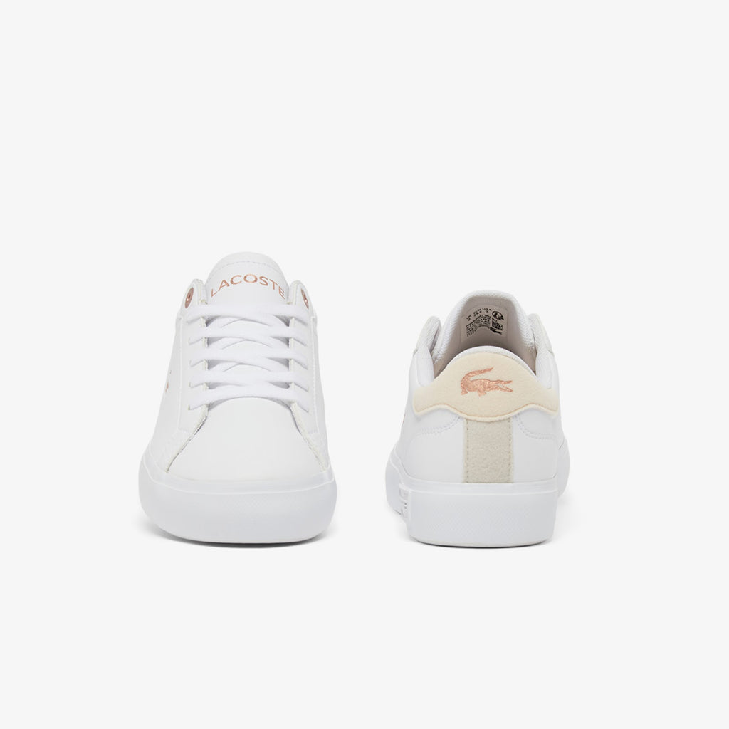 Zapatillas juveniles Powercourt - Blanco y rosa