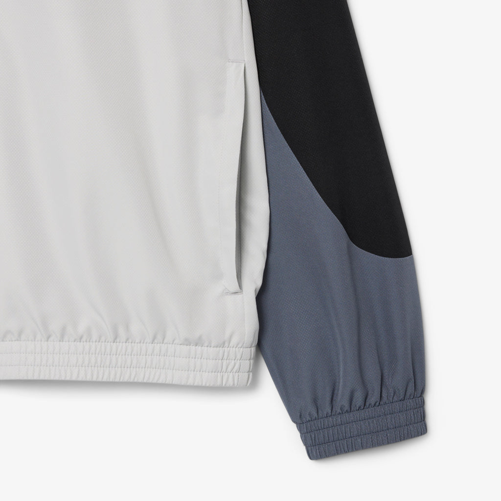 Chaqueta de chándal deportiva con bloques de color - Gris