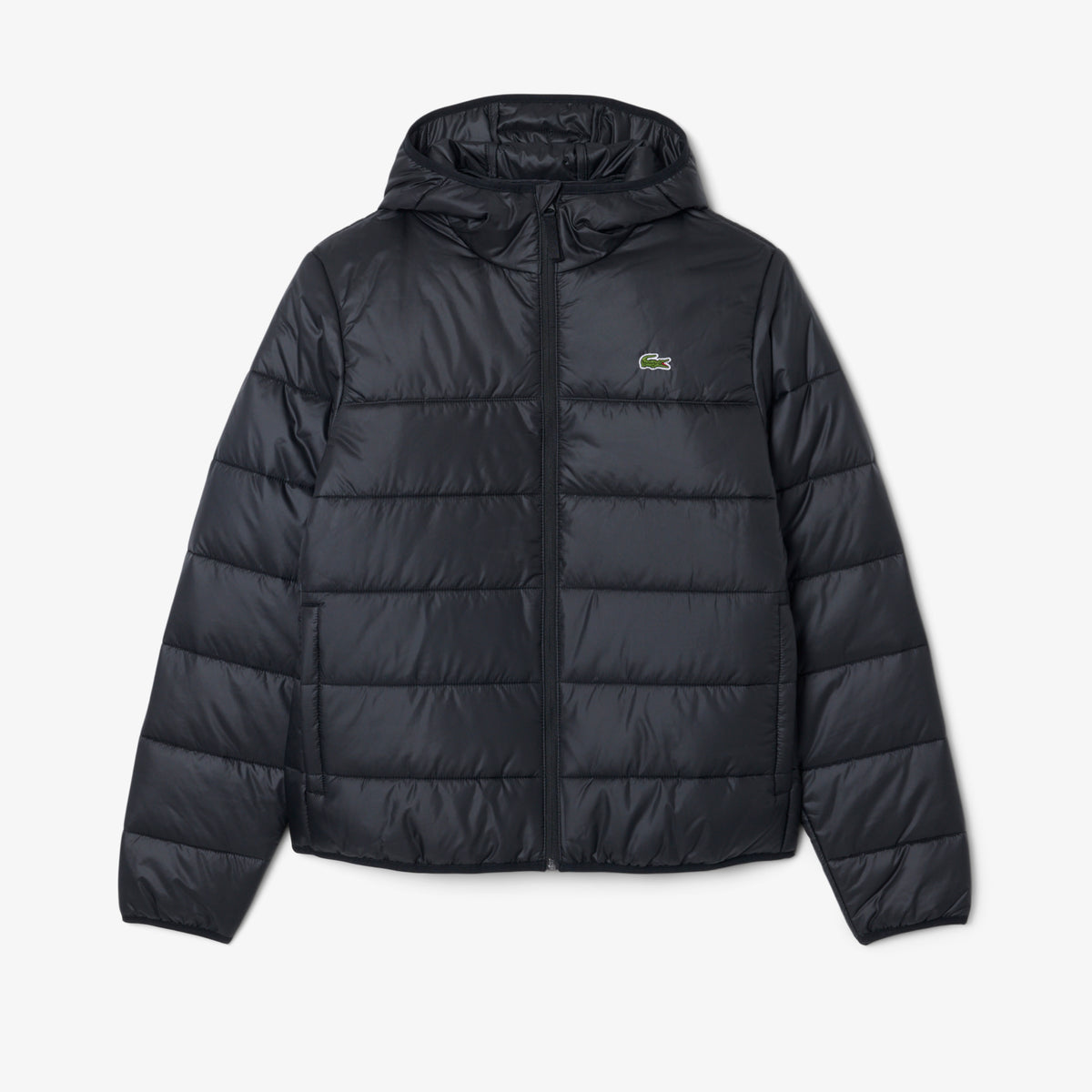 Chaqueta acolchada hidrófuga negra