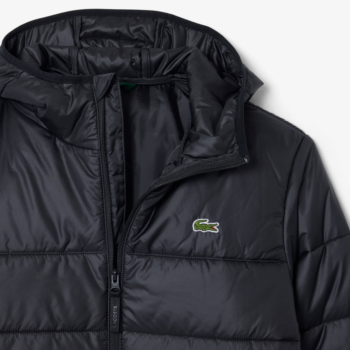 Chaqueta acolchada hidrófuga negra