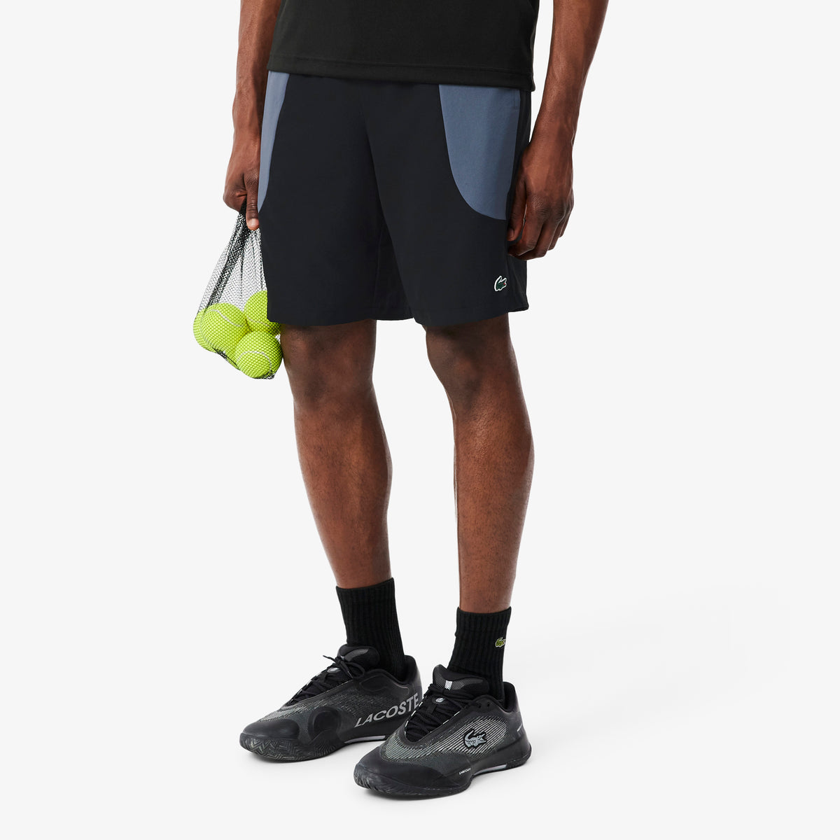 Pantalón corto deportivo hidrófugo negro