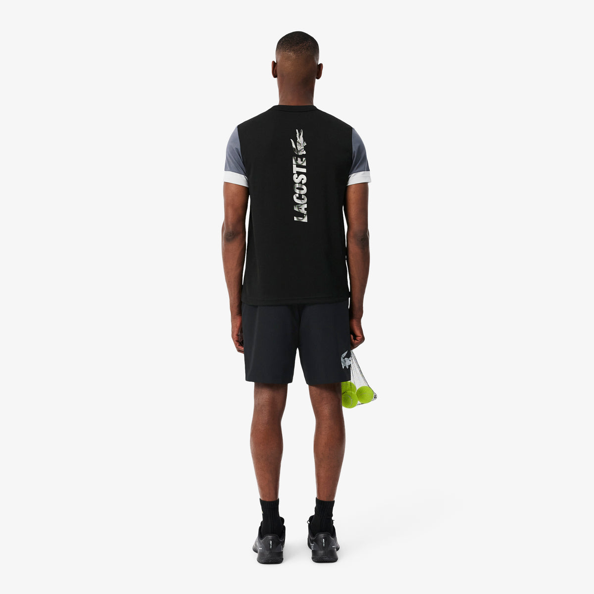 Pantalón corto deportivo hidrófugo negro