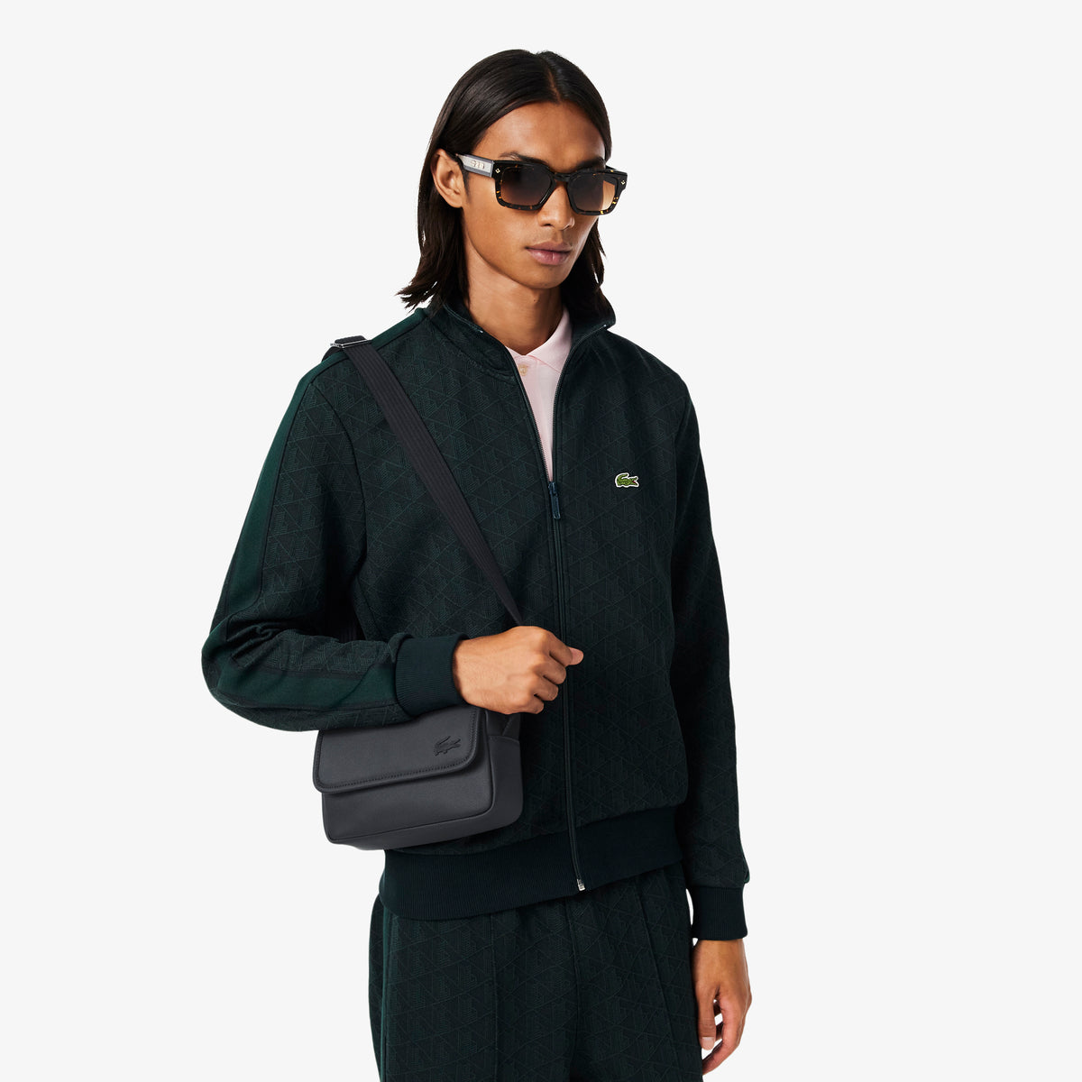 Bolso de reportero clásico negro