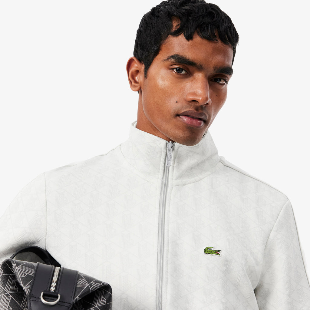 Chaqueta de chándal con cremallera de jacquard Paris